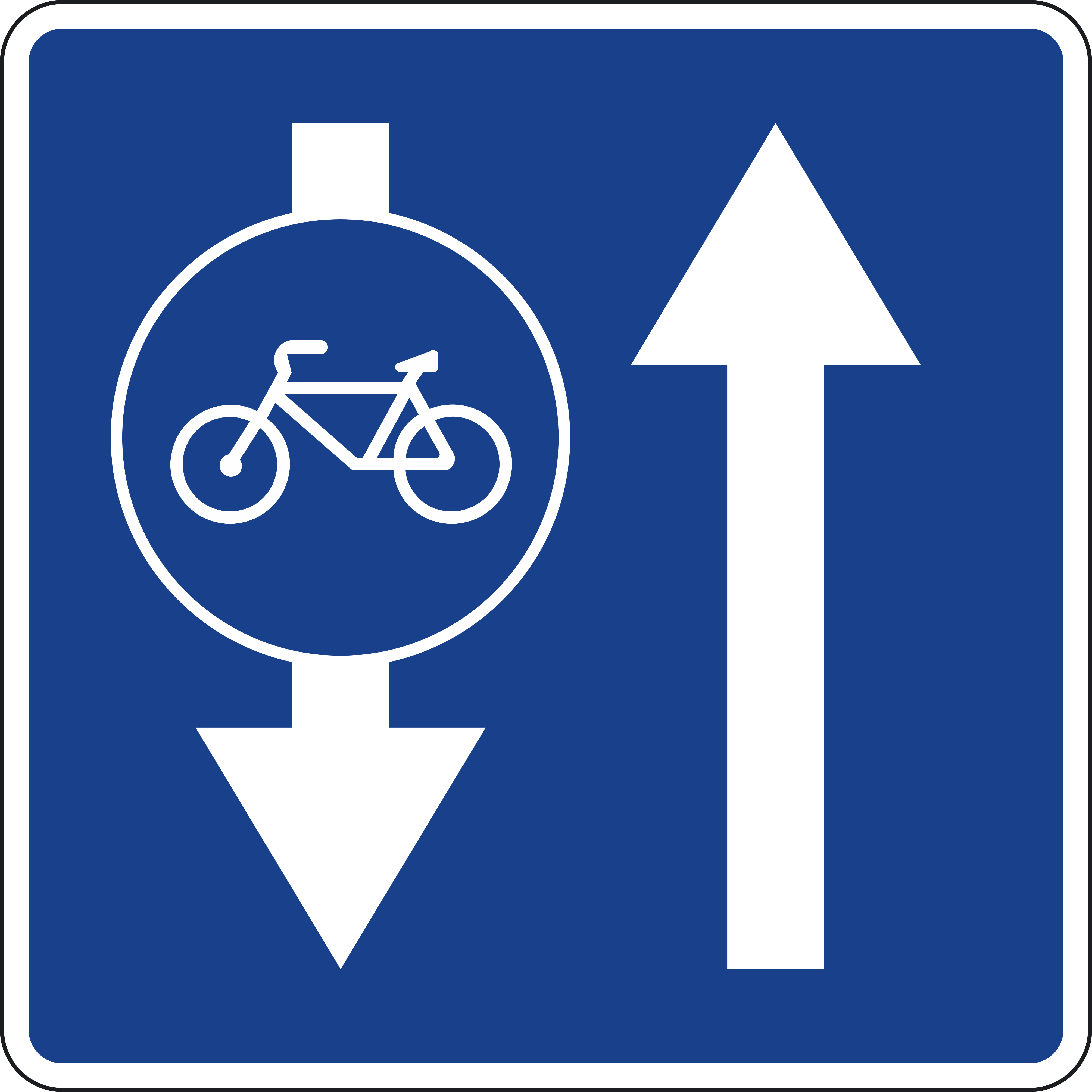 Radfahrstreifen in Gegenrichtung