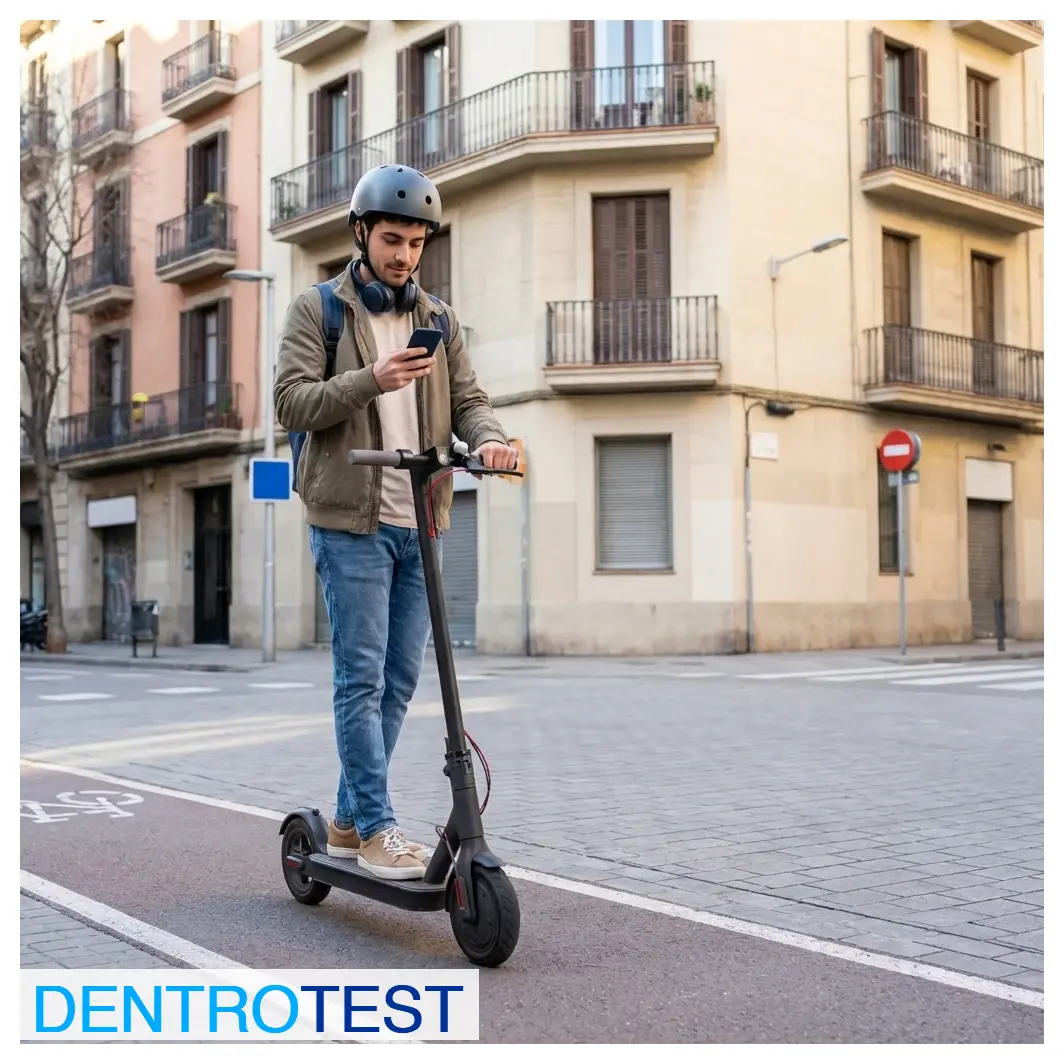 Is it allowed to ride an electric scooter while using headphones connected to sound players or using a mobile phone?