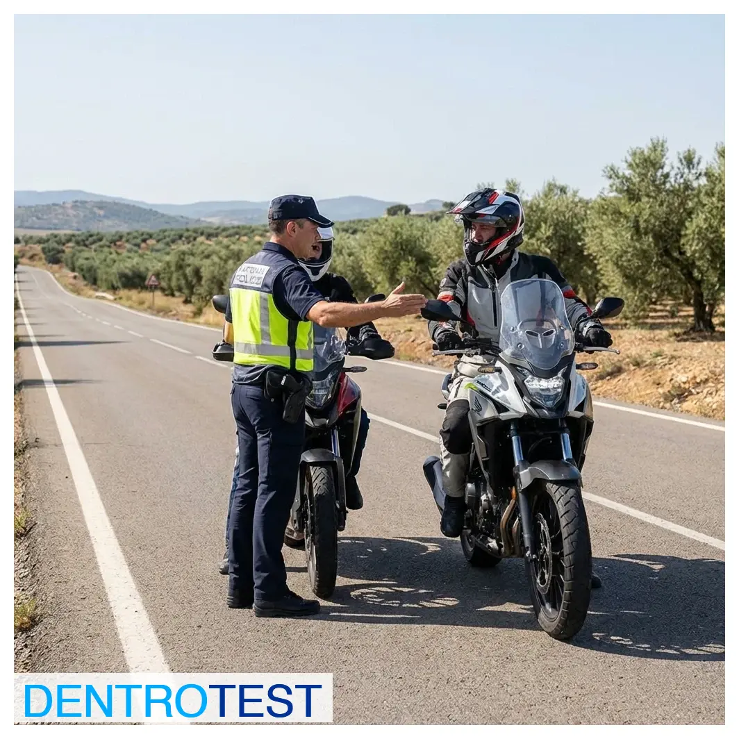 In which case is a traffic officer authorized to immobilize a motorcycle?