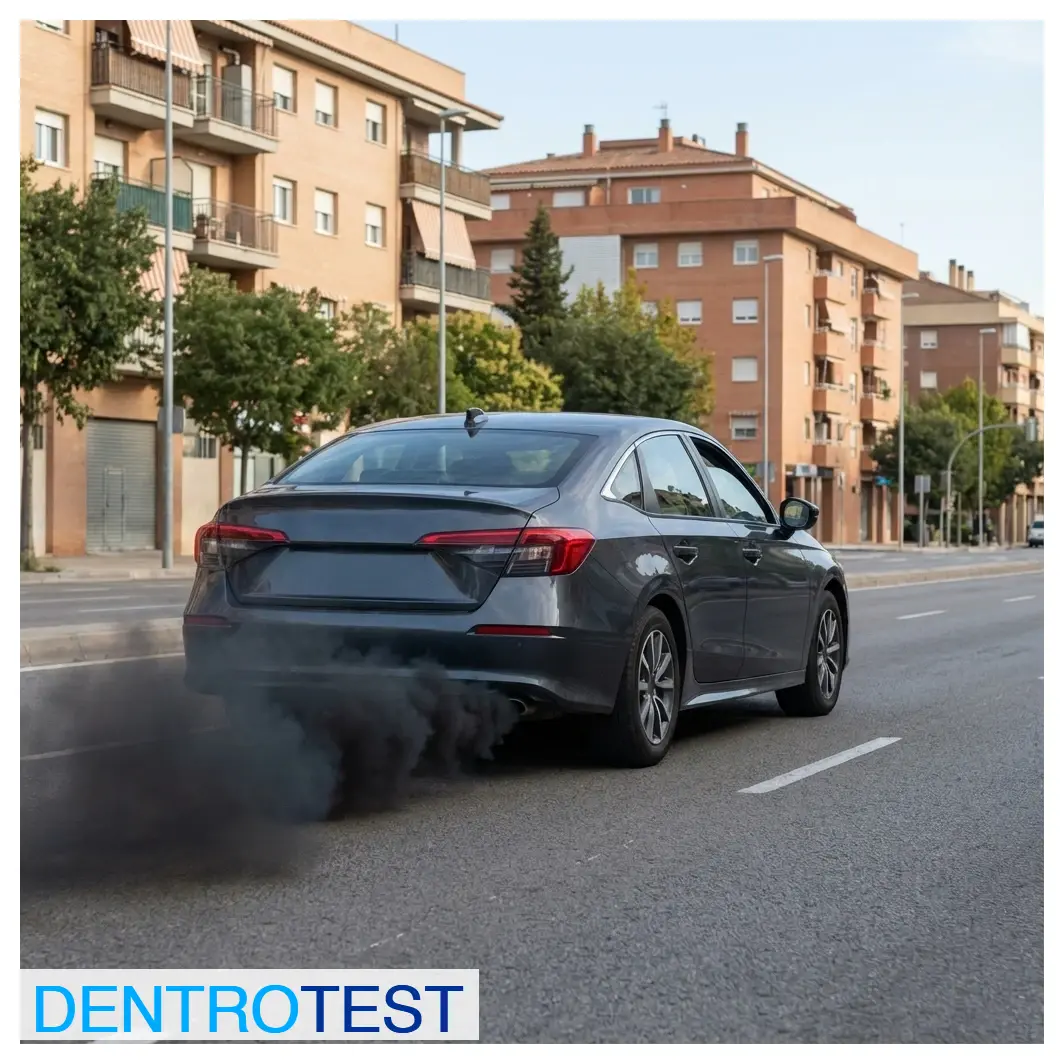 Can agents immobilize a vehicle if it exceeds the permitted levels of gas, smoke, or noise emissions?