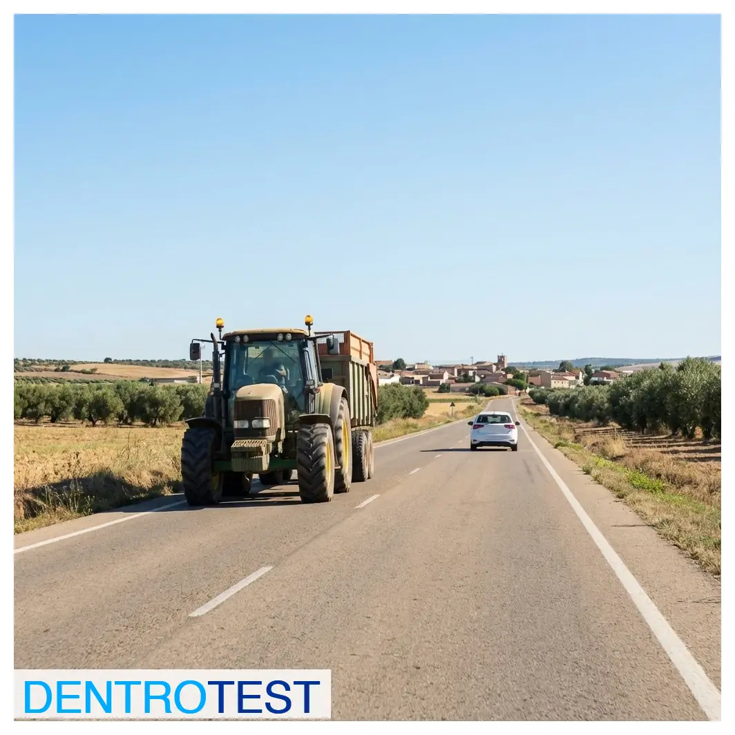 Outside built-up areas, what is the minimum following distance a special vehicle must maintain to facilitate overtaking?