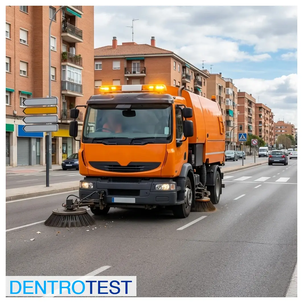 What signaling must road cleaning or maintenance vehicles activate when their operation poses a danger to traffic?