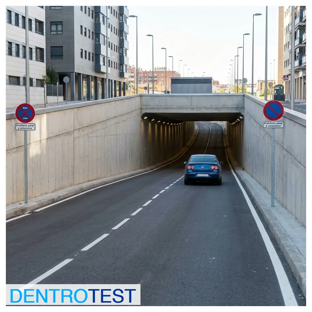 If your vehicle becomes immobilized inside an underpass due to an emergency, what is the correct course of action to take?