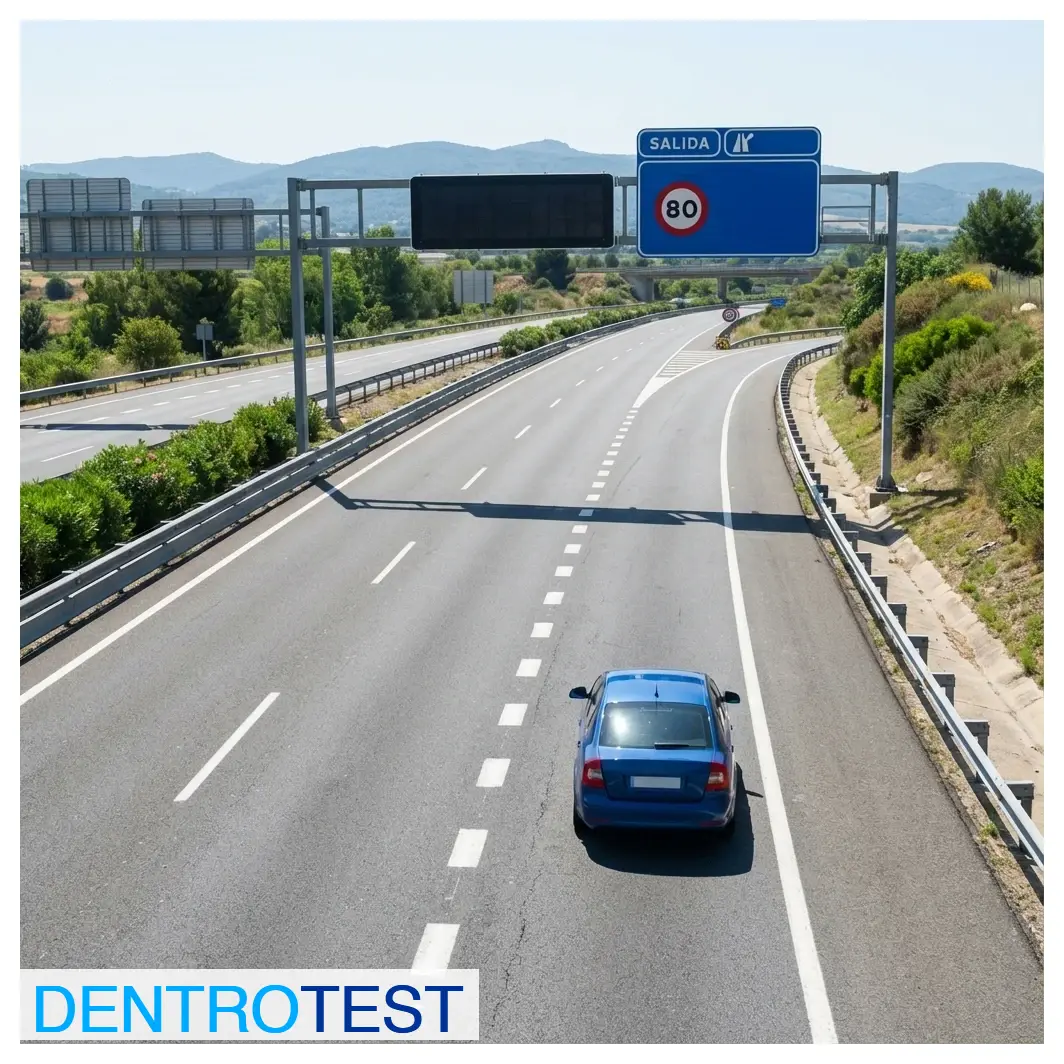 When intending to leave a highway or motorway that has a deceleration lane, how should the driver proceed?