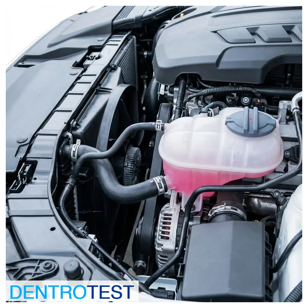 ¿Con qué mezcla debe rellenarse el depósito de líquido refrigerante del motor?