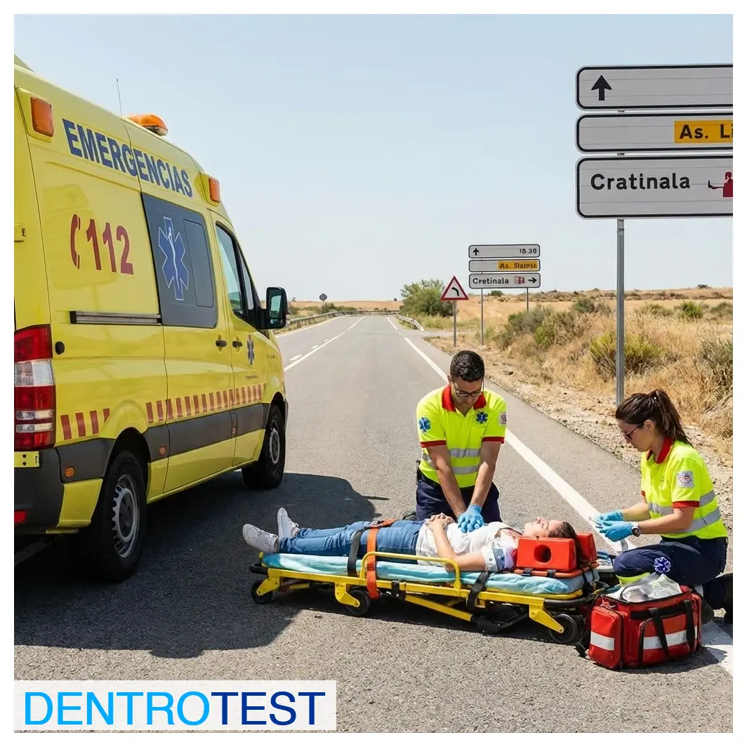 If a cervical collar is not available, how should you immobilize the neck of an injured person in a traffic accident?