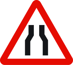 P-17 Road narrowing
