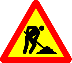 P-18 Road works