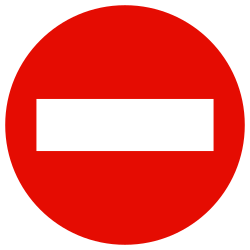 R-101 No entry