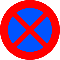 R-307 No stopping or parking