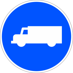 R-406 Roadway for trucks, tractor units and vans