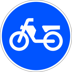 R-407b Road reserved for mopeds