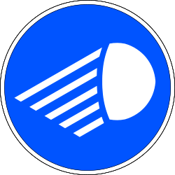 R-413 Low beam headlights