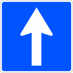 S-11 One-way single-lane roadway
