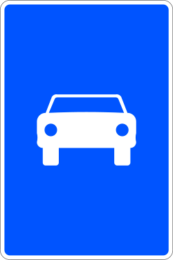 S-3 Road reserved for motor vehicles